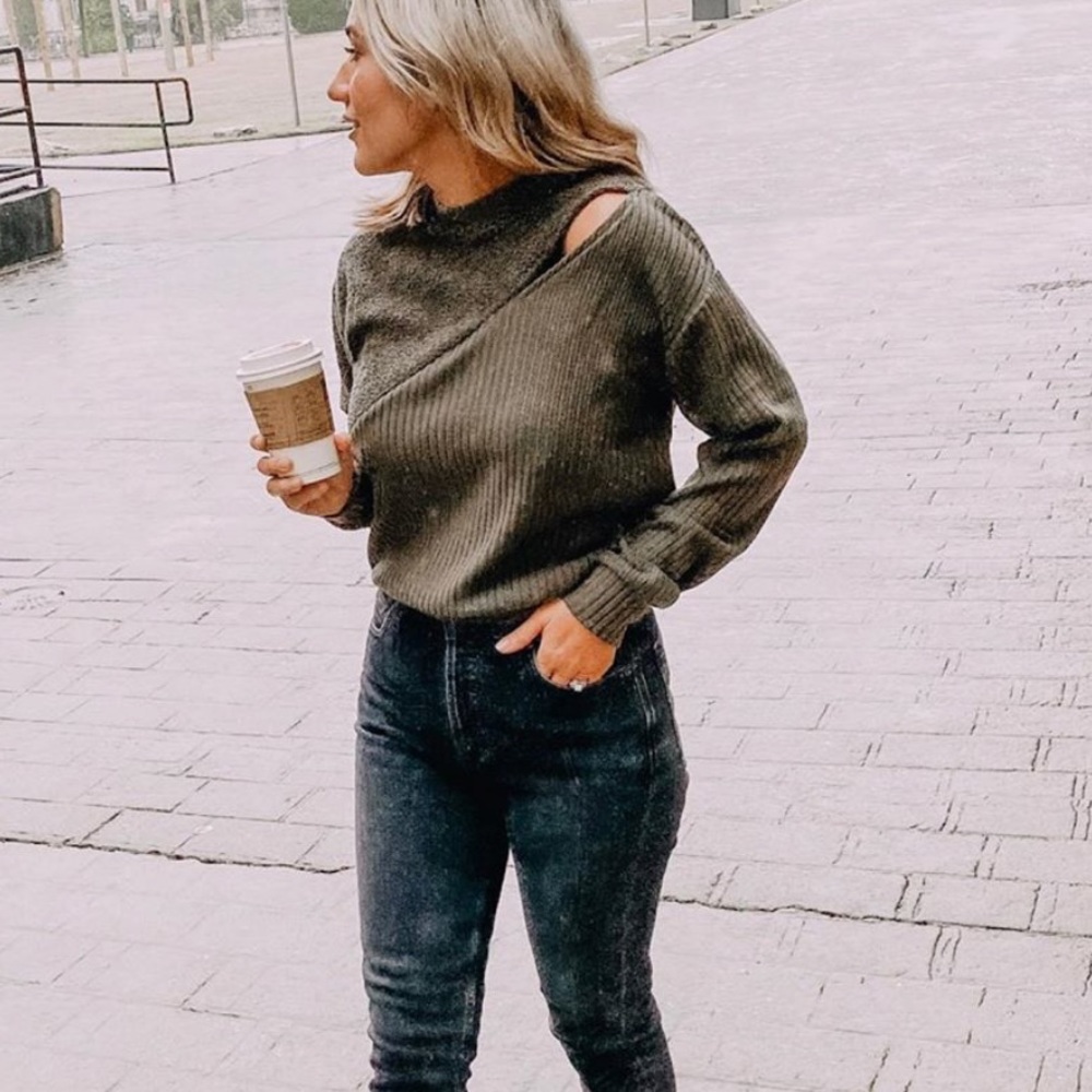 Green sweater